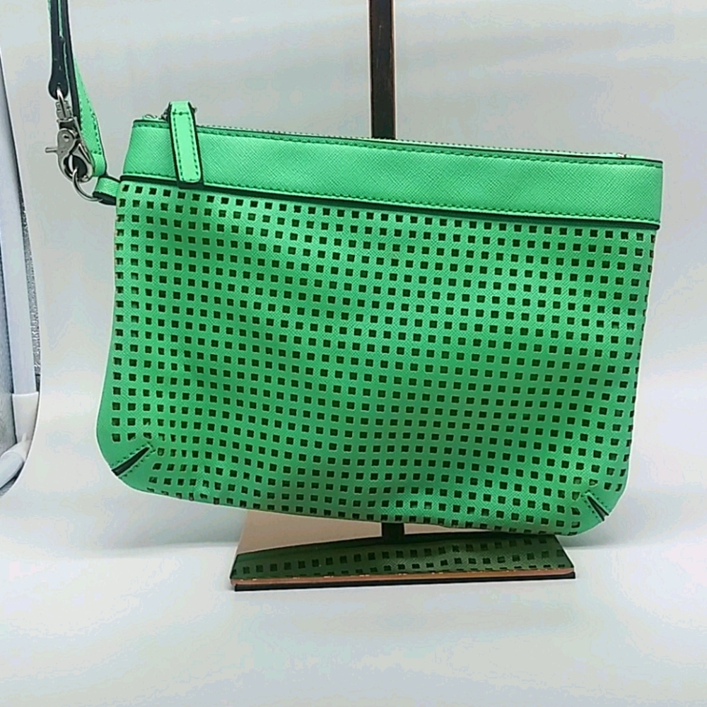 Mint green Banana Republic wristlet